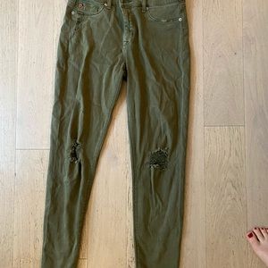 Hudson jeans raw hem size 31